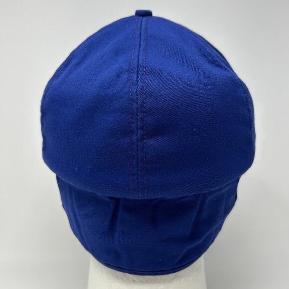 Vintage 80s LTFMP Dual EPP Hat Baseball Cap Ear Flap K Brand USA Snapback Blue - Picture 4 of 12
